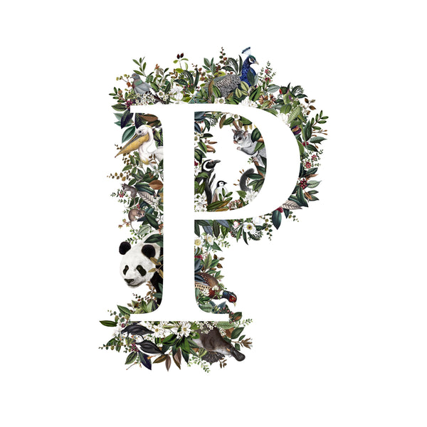 Animal Alphabet Letter 'P'