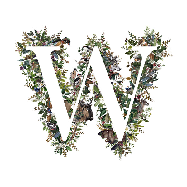 Animal Alphabet Letter 'W'